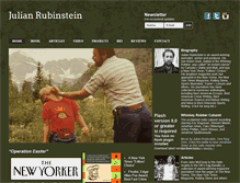 Tablet Screenshot of julianrubinstein.com